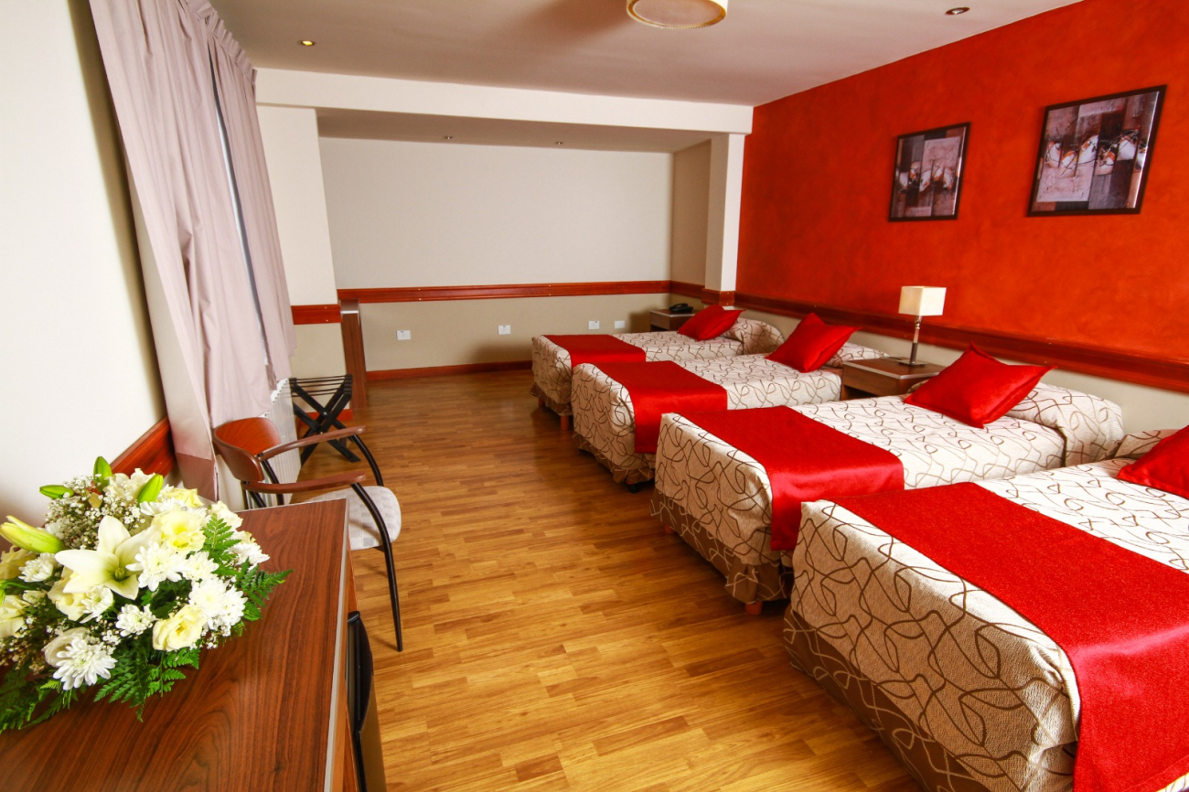 Hotel en Bariloche Monte Claro habitación cuádruple